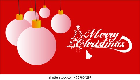 Merry Christmas vector text Calligraphic Lettering design card template. Creative typography for Holiday Greeting Gift Poster.