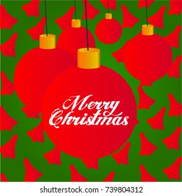 Merry Christmas vector text Calligraphic Lettering design card template. Creative typography for Holiday Greeting Gift Poster.