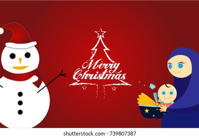 Merry Christmas vector text Calligraphic Lettering design card template. Creative typography for Holiday Greeting Gift Poster.