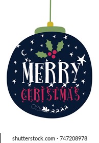 Merry Christmas vector text Calligraphic Lettering design. Creative typography for Holiday Greeting Gift Poster. Calligraphy Font style.