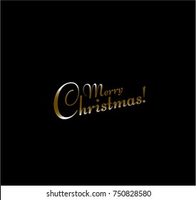 merry christmas vector text Calligraphic Lettering design card template. Creative typography for Holiday Greeting Gift Poster. Calligraphy Font style Banner