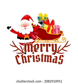 Merry Christmas vector text Calligraphy Lettering card design template. Creative typography for Holiday Gift Greeting Poster