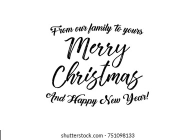 Merry Christmas Vector Text Icon Illustration Background for, post cards, greeting cards, scrapbooks, web, business, marketing