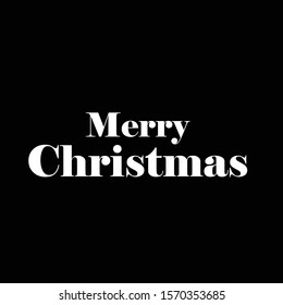 Merry christmas vector text. Lettering Xmas design. Typography for Holiday Greeting banner or card.