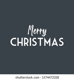 Merry christmas vector text. Lettering Xmas design. Typography for Holiday Greeting banner or card.