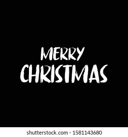 Merry christmas vector text. Lettering Xmas design. Typography for Holiday Greeting banner or card.