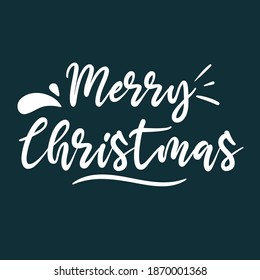 Feliz texto vectorial de Navidad Plantilla de diseño de letras para tarjeta. Cartel de regalo de bienvenida de vacaciones.