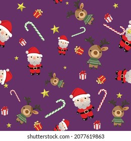 Merry Christmas! Vector and trendy illustration poster with cute animal for holiday. Cute ball tree with little bear cards. Design with ball tree, little bear toy, stars, modern and funny typography.