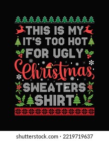 Merry Christmas vector and typography t shirt. Jesus is the reason for the season - Calligraphy text, with mistletoe. Good for greeting card and t-shirt print, flyer, poster design, mug. 