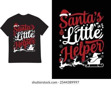 
Merry Christmas vector typography t shirt design