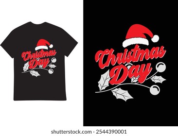 
Merry Christmas vector typography t shirt design