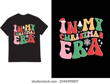 
Merry Christmas vector typography t shirt design