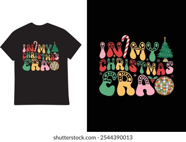 
Merry Christmas vector typography t shirt design