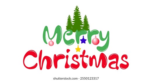Feliz Vector de Navidad en varias Formas para saludos, celebraciones e impresiones