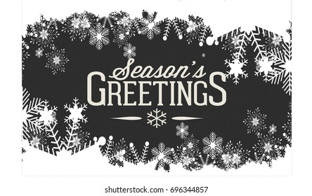 Merry christmas. vector winter background.