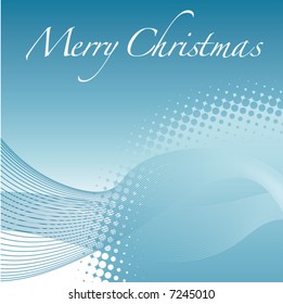 A Merry Christmas vector winter holiday background