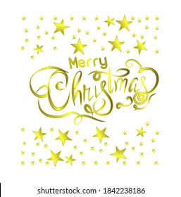 merry christmas, Vintage Background With Beautiful Typography and confetti Elements. good use for holiday and new year event