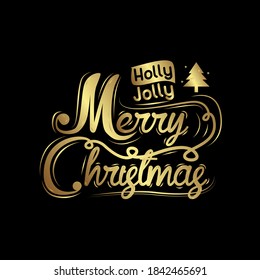 merry christmas, Vintage Background With Beautiful Typography and confetti Elements. good use for holiday and new year event