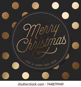 Merry Christmas Vintage Card & Happy New Year