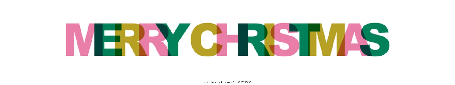 Merry christmas. Vintage font design. Text font. Merry christmas for decoration design. Winter xmas decoration illustration.