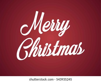 Merry Christmas White Handwritten Vector Text Calligraphy Lettering design. Calligraphy Font style template.
