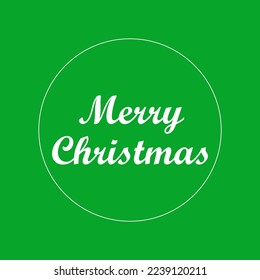 Merry Christmas white Text Vector 