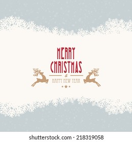 merry christmas winter background