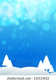 Merry Christmas winter background. EPS 10.