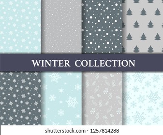 merry christmas and winter patterns. Endless texture can be used for wallpaper, pattern fills, web page background,surface textures,tile, greeting card, scrapbook, backdrop