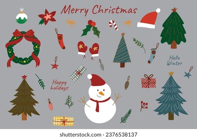 Merry Christmas, Winter Season, Collection