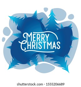 Merry Christmas wish design vector