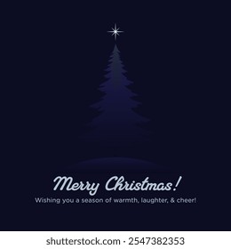 Merry Christmas Wishes Digital Illustration | Festive Holiday Greetings Artwork