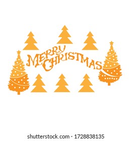  Merry Christmas Wishing Template vector quote