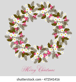 Merry Christmas wreath