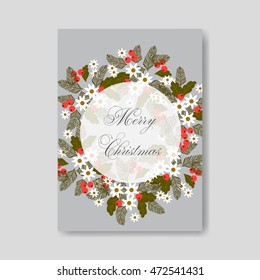 Merry Christmas wreath