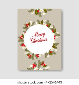 Merry Christmas wreath