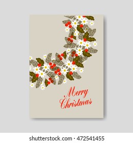 Merry Christmas wreath