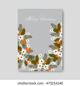 Merry Christmas wreath