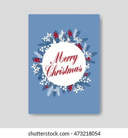 Merry Christmas wreath