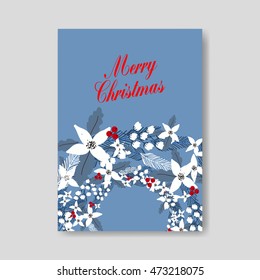 Merry Christmas wreath