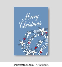 Merry Christmas wreath