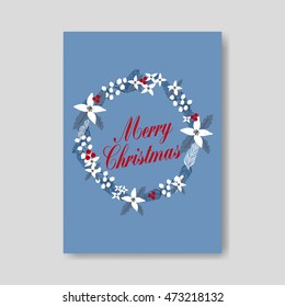 Merry Christmas wreath