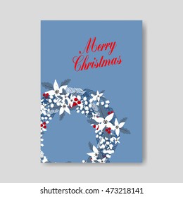 Merry Christmas wreath