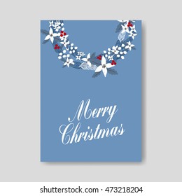 Merry Christmas wreath