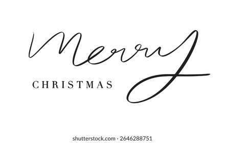 merry christmas xmas happy new year 2025 2026 2027 time calendar season winter merry christmas xmas text font calligraphy hand wrttien lettering script black color merry christmas xmas gift party 