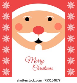 Merry Christmas   Xmas symbols card illustration eps 10