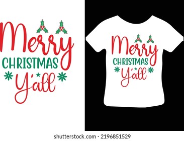 Merry Christmas Y'all design file