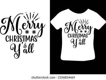 Merry Christmas Y'all design file