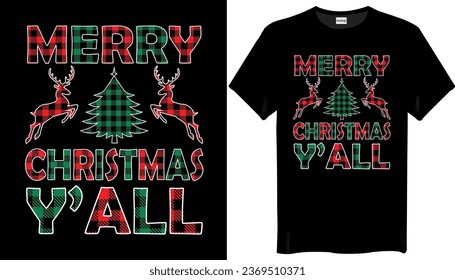 Merry christmas yall Christmas T Shirt Design
