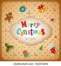 Merry Christmas to You greeting card